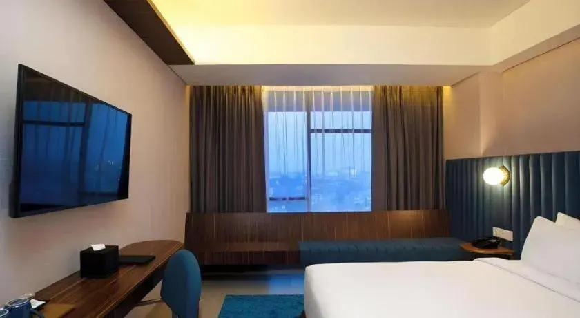 Bed in The Bono Hotel Pekanbaru Bed in The Bono Hotel Pekanbaru