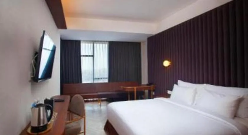 Bed in The Bono Hotel Pekanbaru