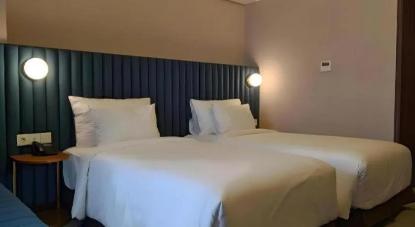 Bed in The Bono Hotel Pekanbaru
