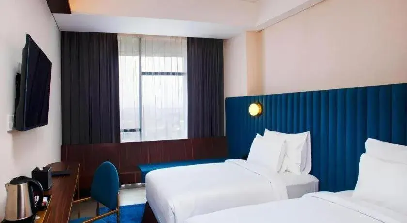 Bed in The Bono Hotel Pekanbaru Bed in The Bono Hotel Pekanbaru