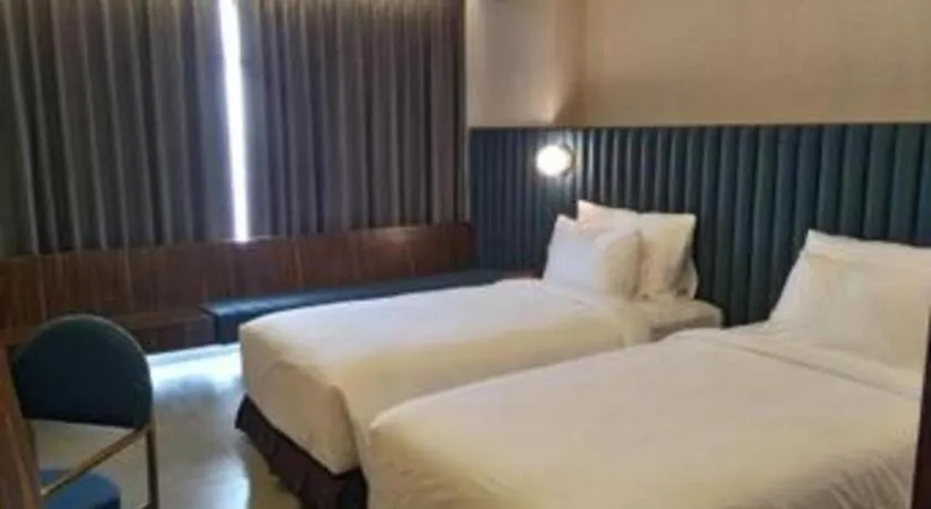 Bed in The Bono Hotel Pekanbaru