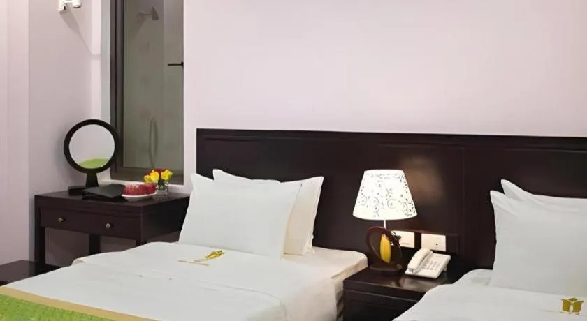 Bed in Binh Anh Hotel Hanoi