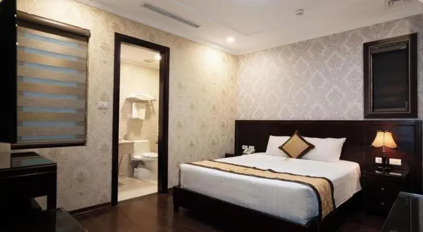 Bed in Binh Anh Hotel Hanoi Bed in Binh Anh Hotel Hanoi