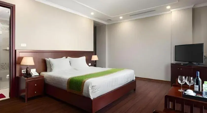 Bed in Binh Anh Hotel Hanoi Bed in Binh Anh Hotel Hanoi