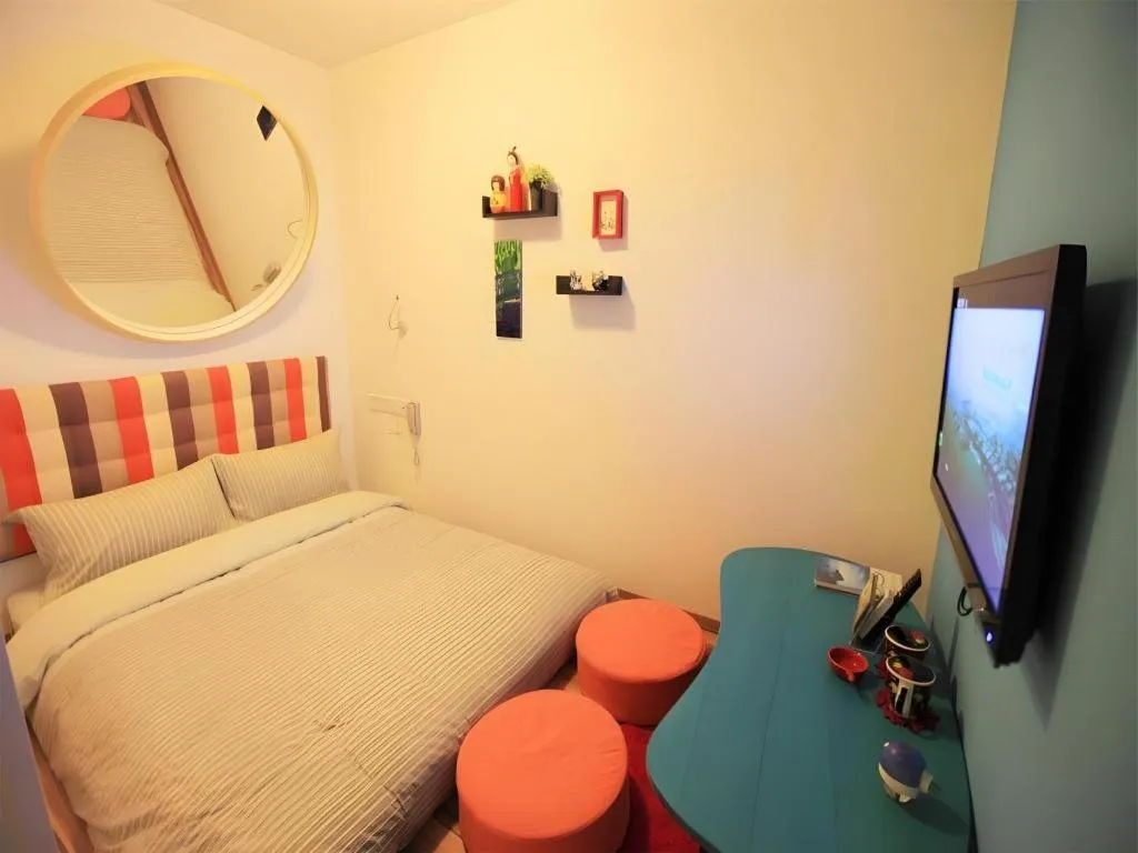 Bed in Dalian Household Theme Hotel Huanghe Road Branch