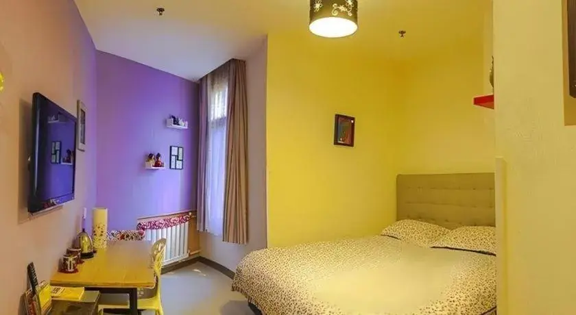 Bed in Dalian Household Theme Hotel Huanghe Road Branch Bed in Dalian Household Theme Hotel Huanghe Road Branch