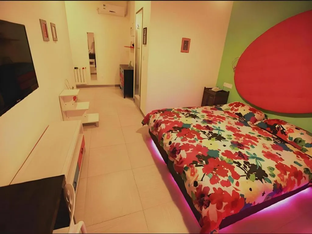 Bed in Dalian Household Theme Hotel Huanghe Road Branch