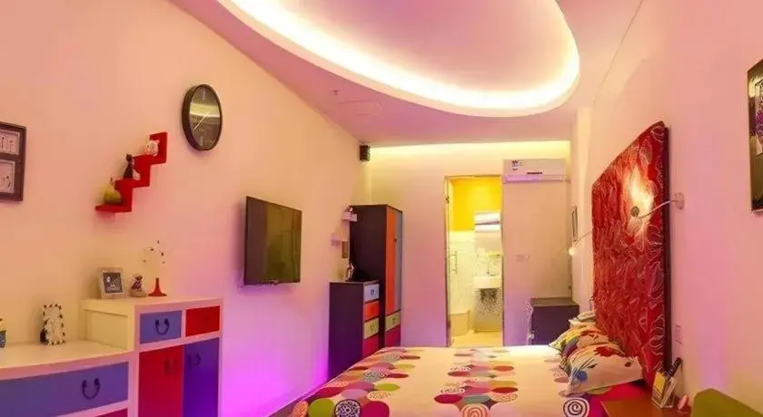 Bed in Dalian Household Theme Hotel Huanghe Road Branch Bed in Dalian Household Theme Hotel Huanghe Road Branch