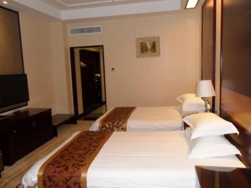 Bed in Rezen Hotel Huaxia Xiamen