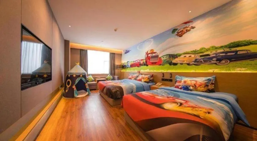 Bed in Rezen Hotel Huaxia Xiamen