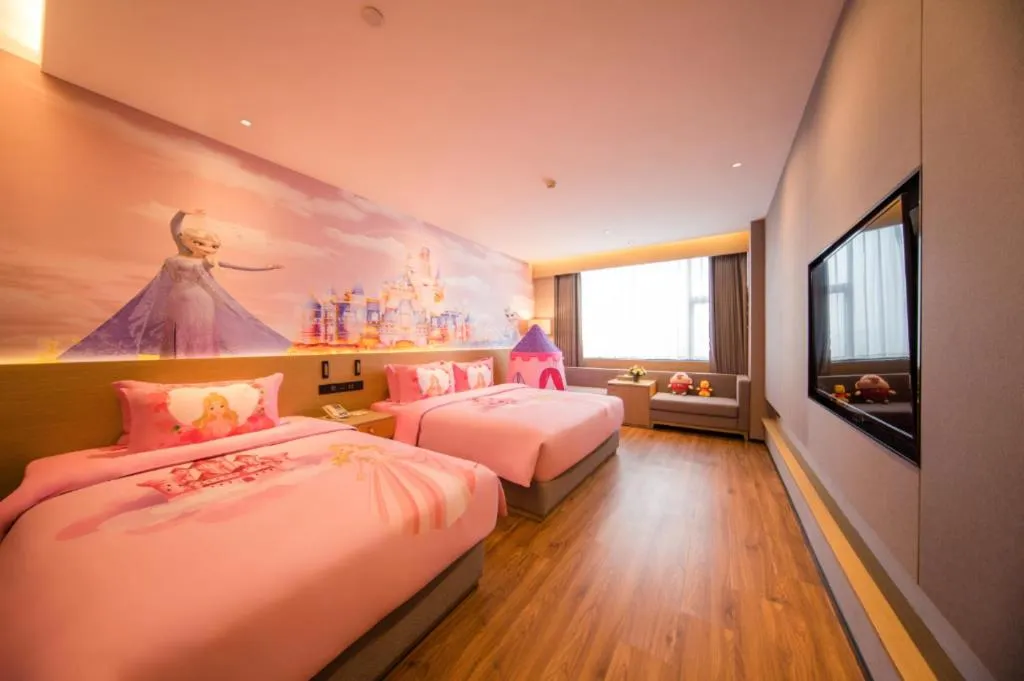 Bed in Rezen Hotel Huaxia Xiamen