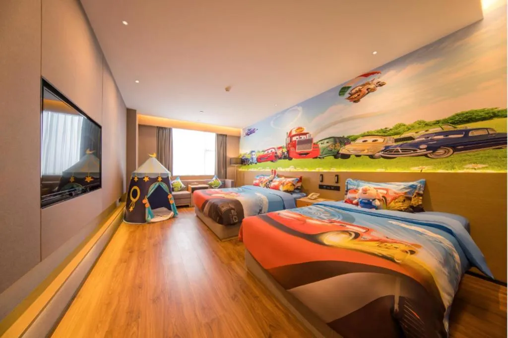 Bed in Rezen Hotel Huaxia Xiamen