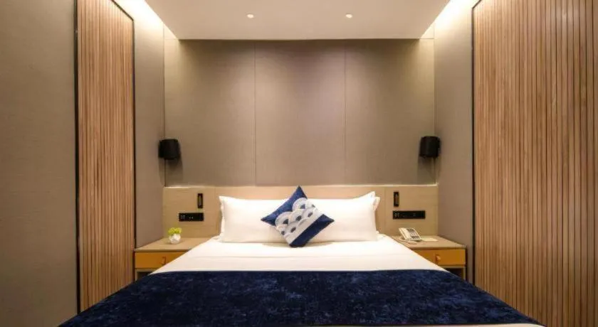 Bed in Rezen Hotel Huaxia Xiamen