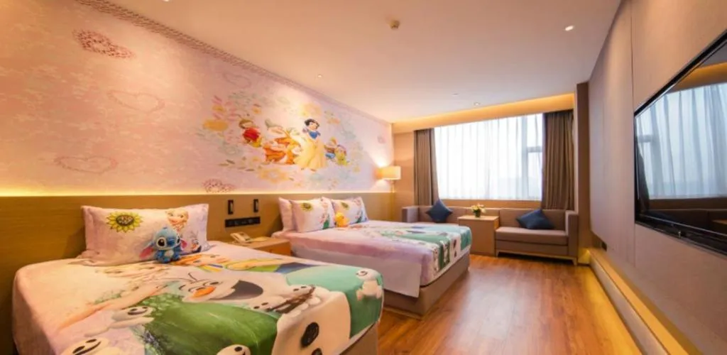 Bed in Rezen Hotel Huaxia Xiamen