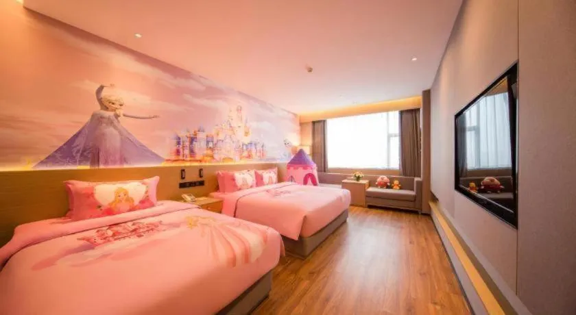 Bed in Rezen Hotel Huaxia Xiamen