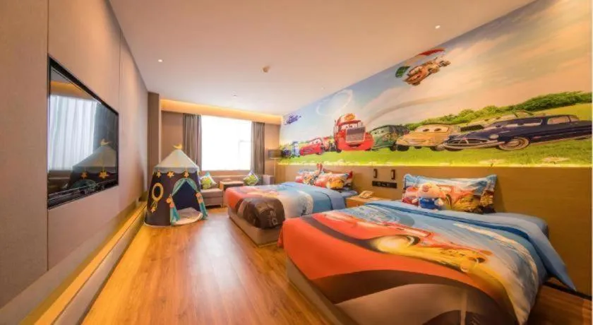 Bed in Rezen Hotel Huaxia Xiamen