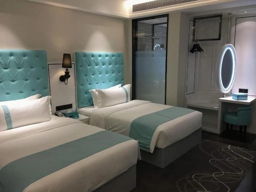 Bed in Xana Hotelle XiAn Gig Wild Goose Pagoda Branch