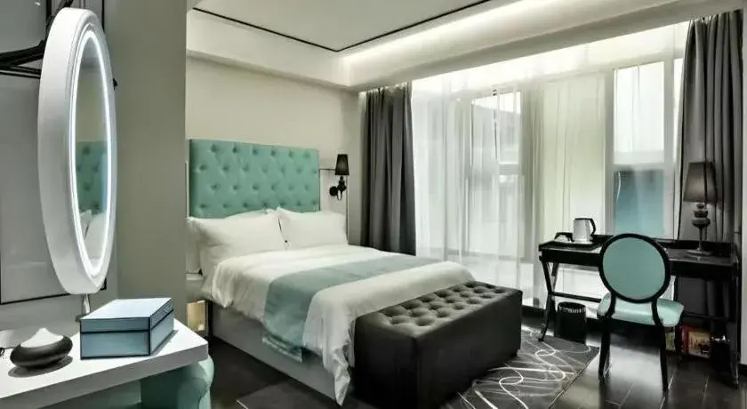 Bed in Xana Hotelle XiAn Gig Wild Goose Pagoda Branch Bed in Xana Hotelle XiAn Gig Wild Goose Pagoda Branch