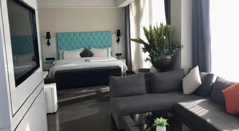 Bed in Xana Hotelle XiAn Gig Wild Goose Pagoda Branch Bed in Xana Hotelle XiAn Gig Wild Goose Pagoda Branch