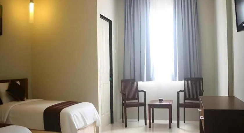 Bed in Mataram Square Hotel