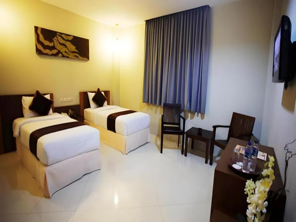 Bed in Mataram Square Hotel