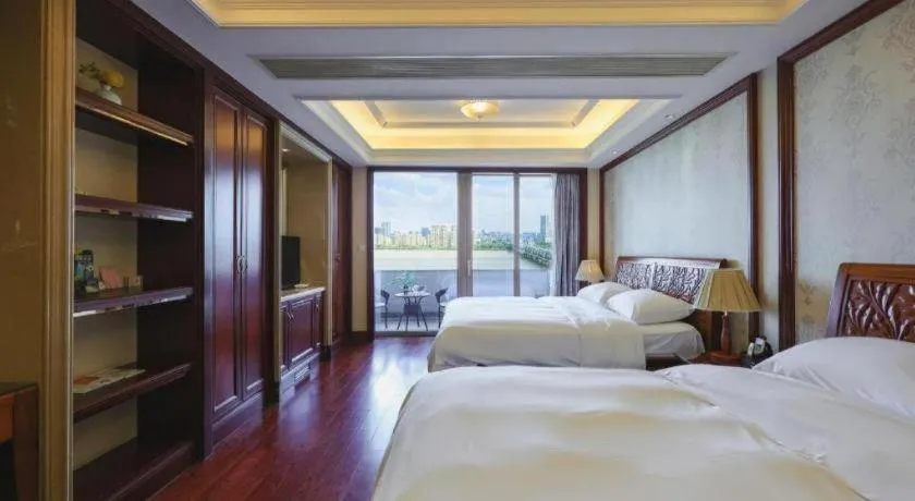 Bed in Hangzhou Lingtao Pavilion Hotel