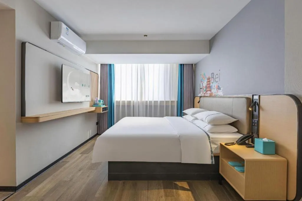 Bed in City Comfort Inn Wuhan Hankou Railway Station West Square