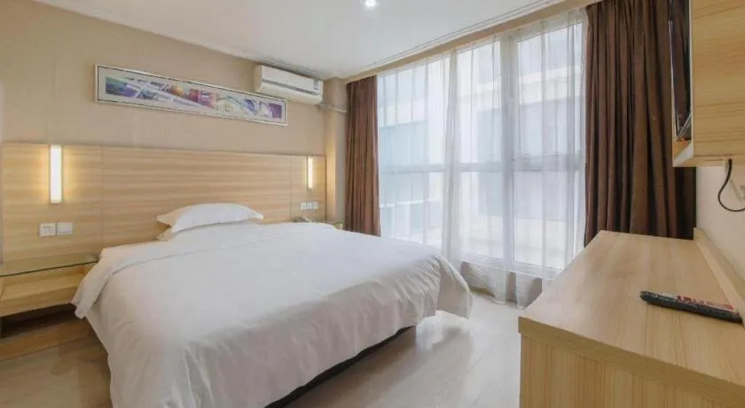 Bed in City Comfort Inn Wuhan Hankou Railway Station West Square