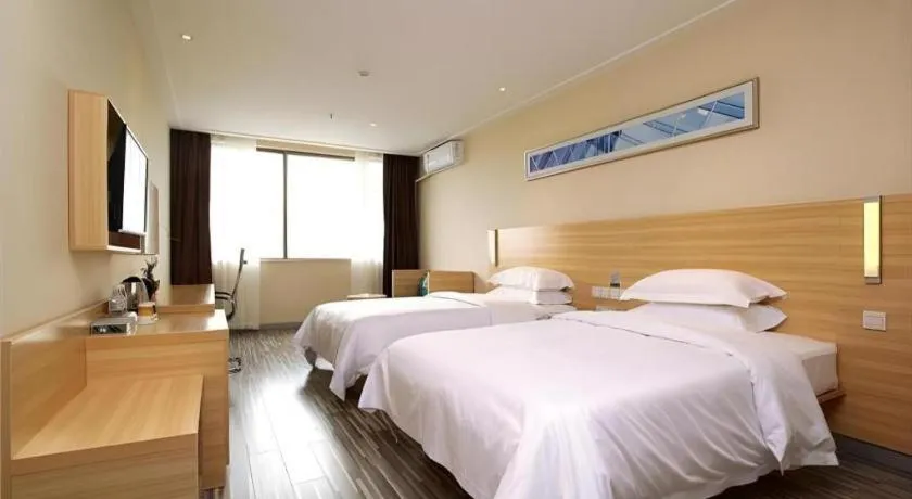 Bed in City Comfort Inn Wuhan Hankou Railway Station West Square