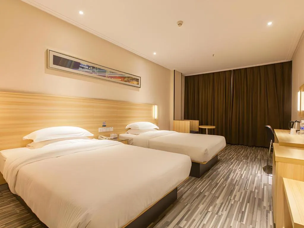 Bed in City Comfort Inn Wuhan Hankou Railway Station West Square