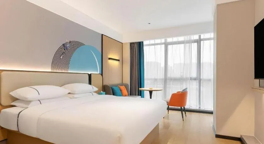 Bed in City Comfort Inn Wuhan Hankou Railway Station West Square