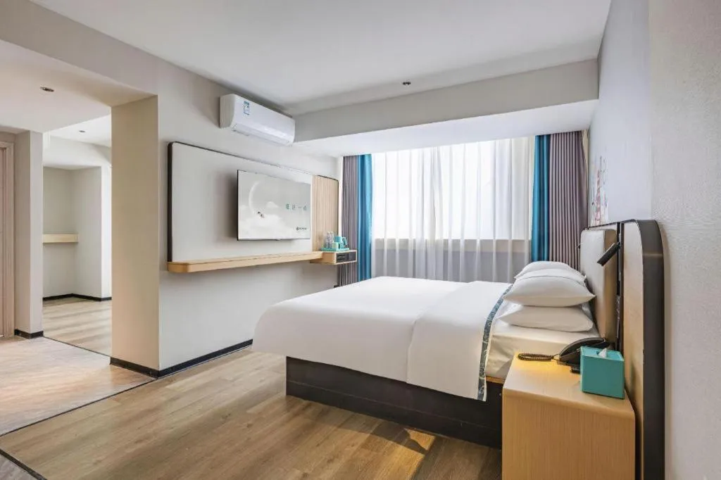 Bed in City Comfort Inn Wuhan Hankou Railway Station West Square