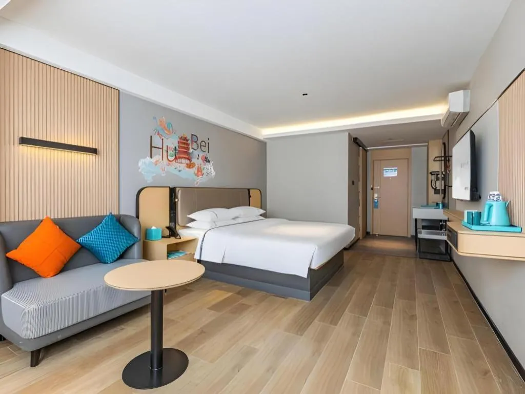 Bed in City Comfort Inn Wuhan Hankou Railway Station West Square