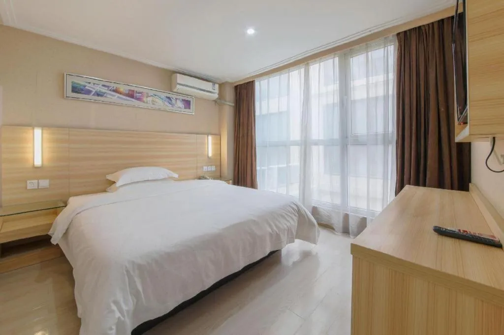 Bed in City Comfort Inn Wuhan Hankou Railway Station West Square