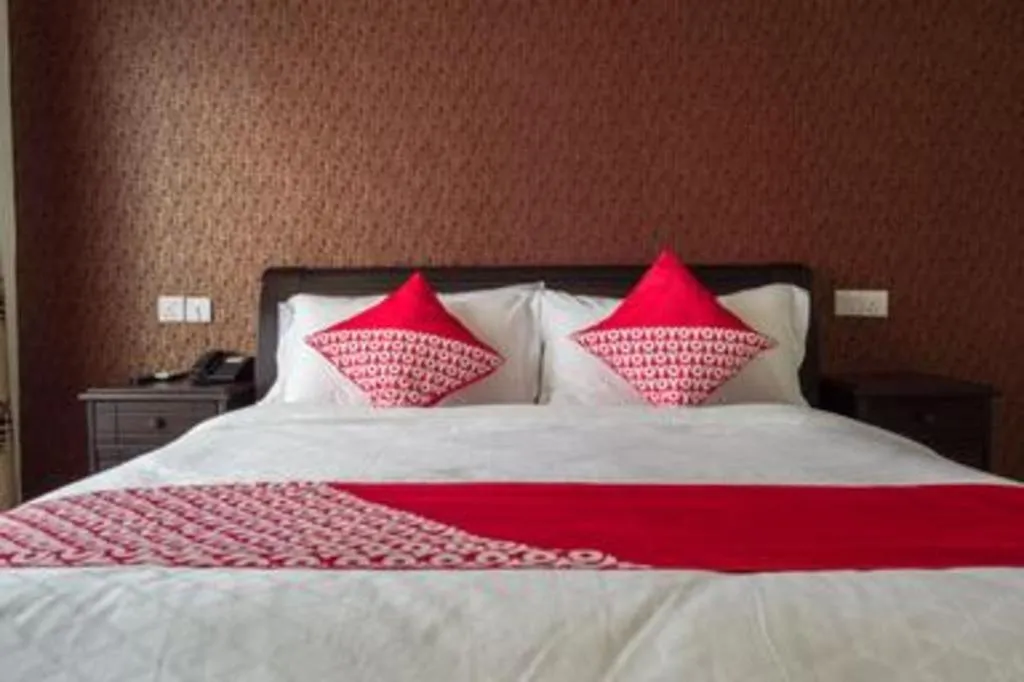 Bed in Nipah Island Resort