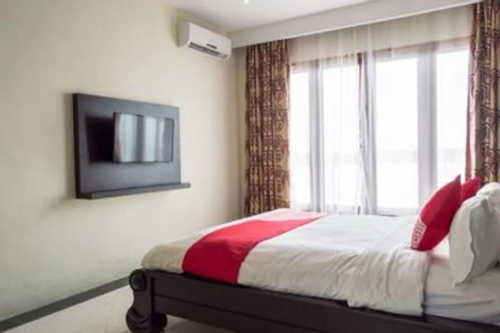 Bed in Nipah Island Resort