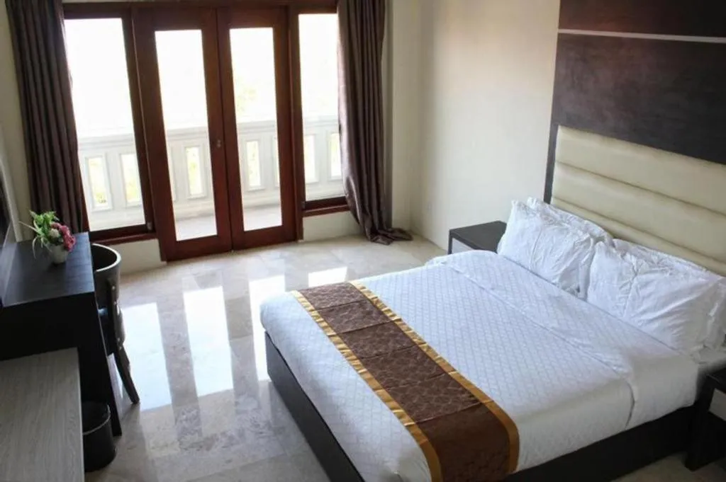 Bed in Nipah Island Resort