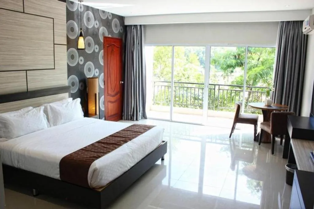 Bed in Nipah Island Resort