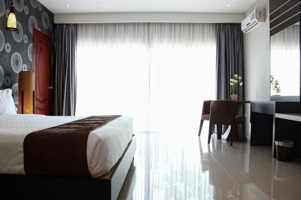 Bed in Nipah Island Resort