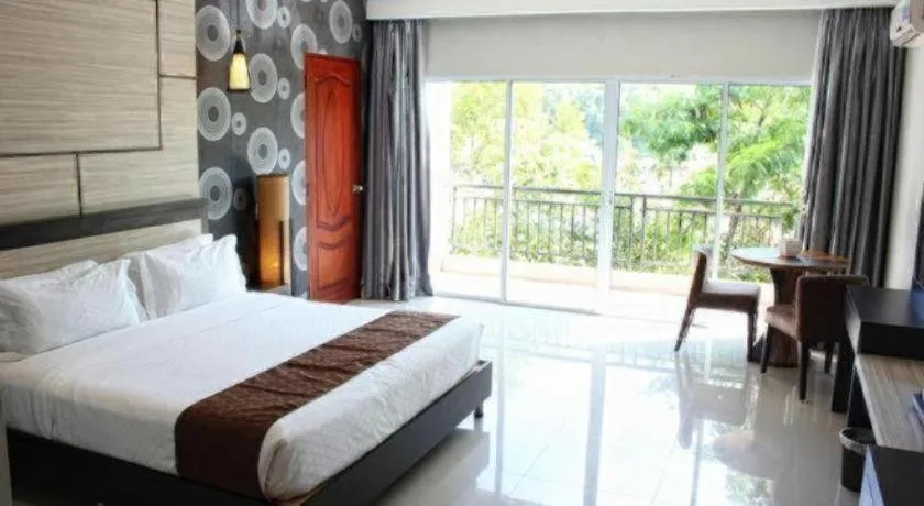 Bed in Nipah Island Resort