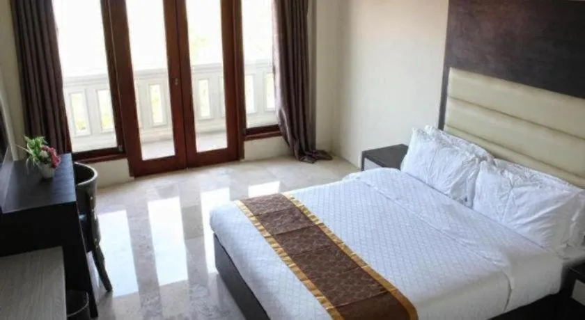 Bed in Nipah Island Resort