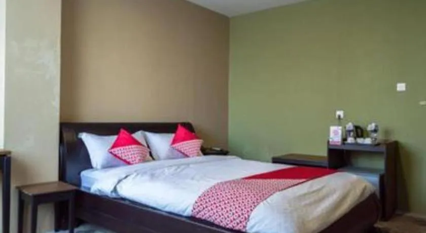 Bed in Nipah Island Resort