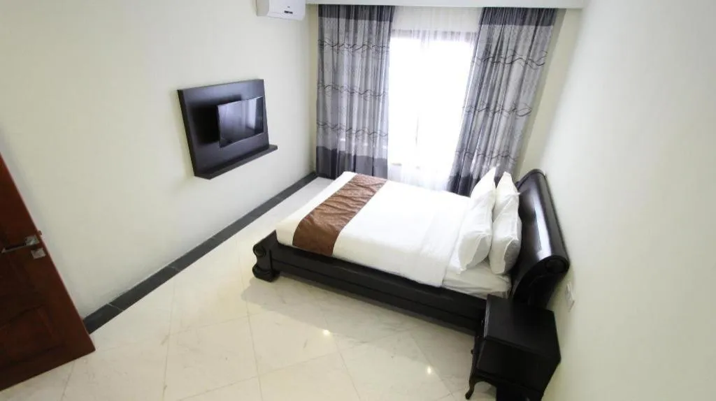 Bed in Nipah Island Resort