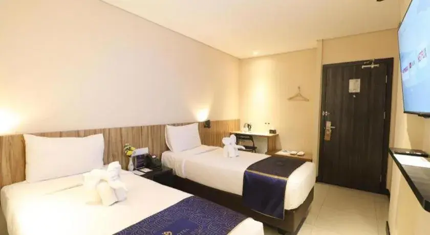 Bed in Fitra Hotel Majalengka Bed in Fitra Hotel Majalengka