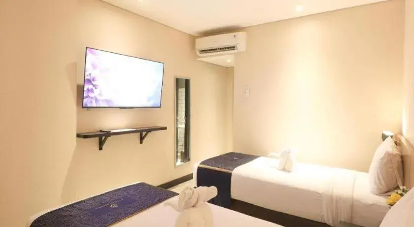 Bed in Fitra Hotel Majalengka Bed in Fitra Hotel Majalengka