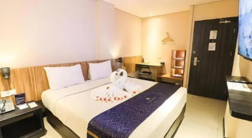 Bed in Fitra Hotel Majalengka Bed in Fitra Hotel Majalengka