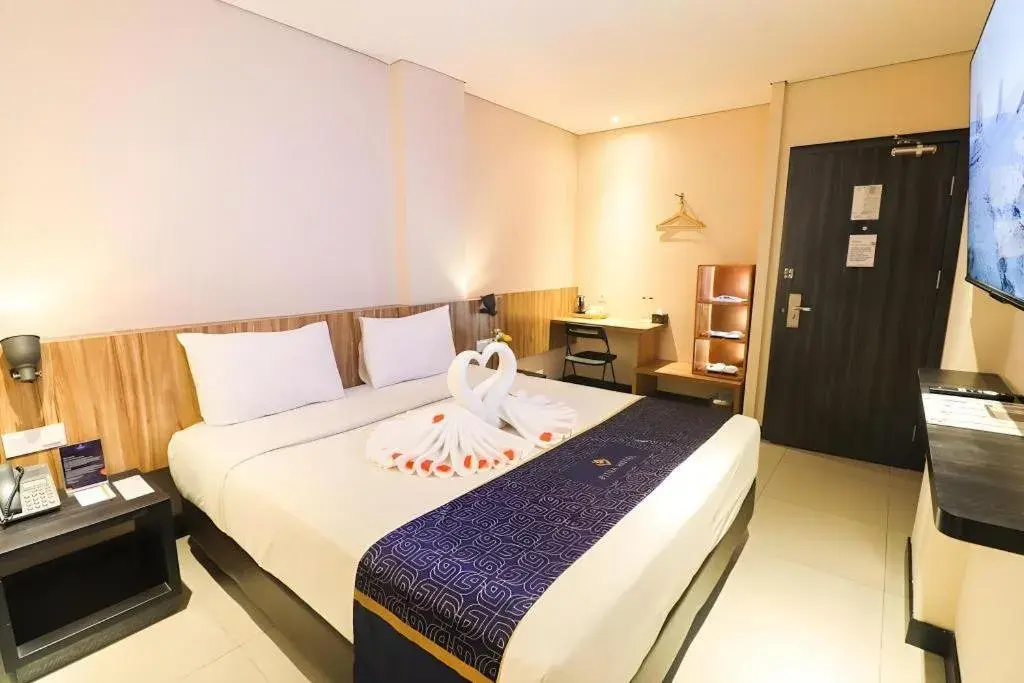 Bed in Fitra Hotel Majalengka Bed in Fitra Hotel Majalengka