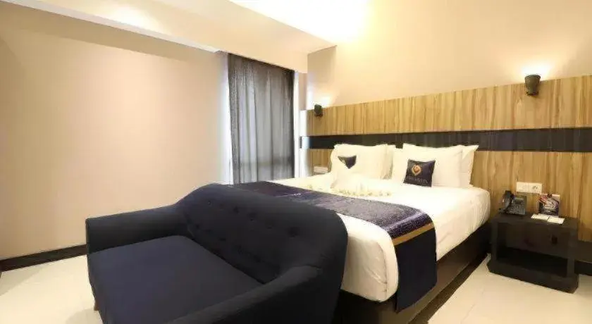 Bed in Fitra Hotel Majalengka Bed in Fitra Hotel Majalengka