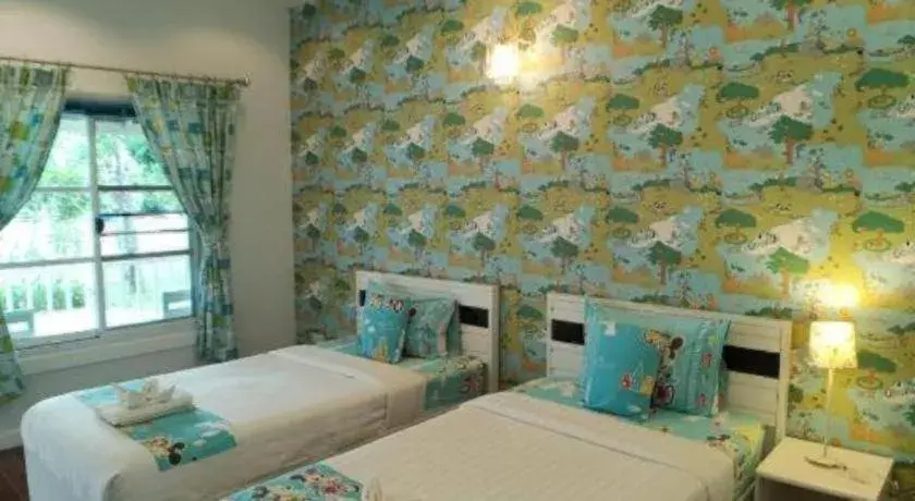 Bed in Chiangkhan Gallery Resort Bed in Chiangkhan Gallery Resort