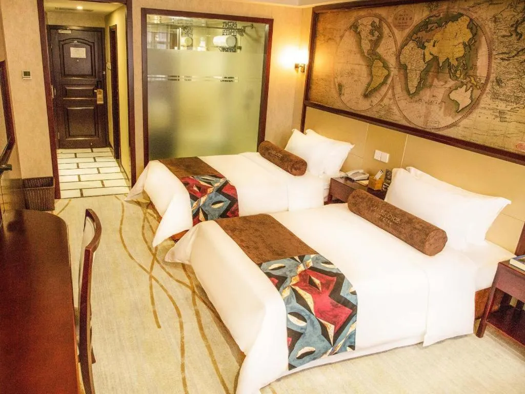 Bed in James Joyce Coffetel Qinhuangdao Taiyangcheng Wenhua Road